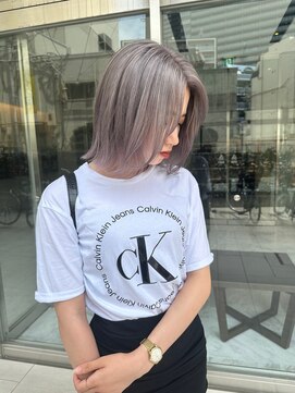 ティント 梅田(Tint) 【KENT】ホワイトグレージュボブ《大阪梅田駅》