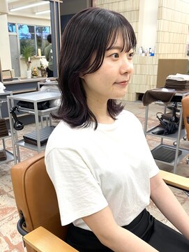 パークレーン アイス イヴェン(park lane ICI yeven) 韓国風　サイドバング　くびれミディアム　レイヤー