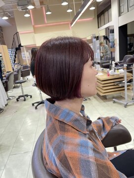 ゼスト 吉祥寺店(ZEST) 秋らしくベリーピンクカラーで艶いっぱいに/吉祥寺店松沢恵美子