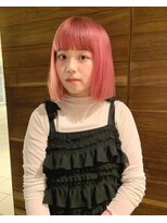 キルトプラスリム(Qilt+LIM)&nbsp;青みピンクなボブ