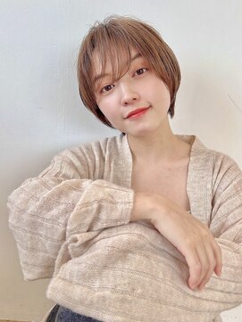 ハルキミナト ジャパン トウキョウ(HARUKI MINATO japan TOKYO) 20代30代40代耳かけショート前髪なしハンサムショートカット