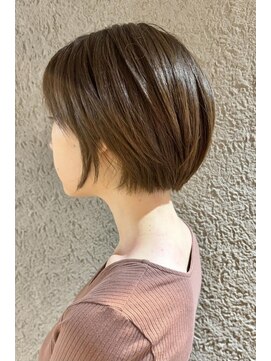 ハートボックス 四谷店(Heart box) 艶感のあるショートミニボブ