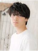 マットブラウン×ニュアンスマッシュパーマo札幌月寒