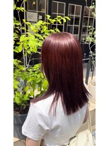 トータルビューティ ジェム バイ ヘアタイム(TOTAL BEAUTY gem by HAIR TIME)&nbsp;ブリーチなし　ピンクブラウンカラー