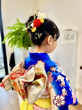 ふたば 七五三 7歳の着付け