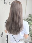 透明感カラー★ミルクティーグレージュ