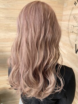 ヴィー ヘアー ファッション バー(VII hair.fashion.bar) ピンクベージュ