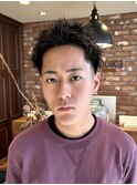 【大村指名】メンズカットツイストピンパーマ