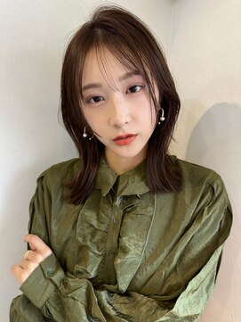 シェリー 仙台(Cherie) 外国人風透明感大人可愛い韓国ミディレイヤー外ハネ