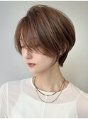 30代40代50代絶壁解消前髪あり小顔前下がり大人ショートボブNAYU