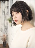 20代30代40代大人可愛い切りっぱなしボブ