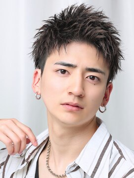 リップス 表参道店(LIPPS) アップバングショート【ツーブロック刈り上げ】スパイキー