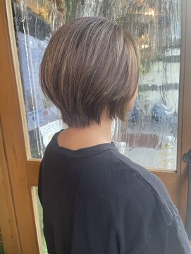 マーブル ヘアー(marble hair) ベージュ系ハイライト