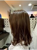 ミディアムヘア/暗めカラー/グランマッシュ/大津/瀬田