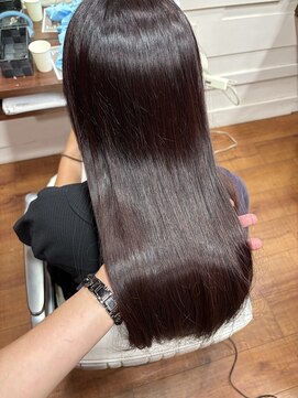 アズーラ 経堂(AZURA) 髪質改善トリートメント＋ブリーチなし透明感レッド