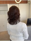 ミディアムパーマスタイル