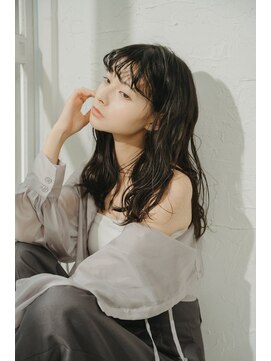 サンクチュアリ ウィズエデン 京橋店(Sanctuary with eden) ミディアムのパーマアレンジ