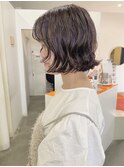 ボブパーマ/ふわふわニュアンスパーマ/くせ毛風