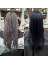 ヘア ルミナス バイ フォルテ(HAIR LUMINAS by FORTE)&nbsp;就活生必見！暗染めブルーブラック！