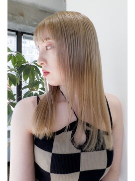 ハイトーンカラー1番人気！ブロンドベージュカラー