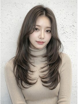 ラナン(Ranun) 韓国レイヤー ベージュカラー