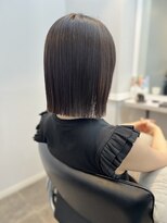 ウィステリア アネックス 銀座(WISTERIA ANNEX) 切りっぱなしボブ/ULTOWAトリートメント/髪質改善カラー/東銀座