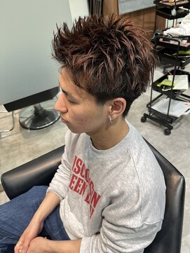 アヴァンス アリオ鳳店(AVANCE) スパイキーショート×ココアブラウン