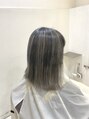 エイム ヘア デザイン 町田店(eim hair design) バレイヤージュ風ハイライト