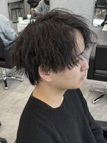 リオールバイニアウ(RE:ALL by Niau)&nbsp;MEN’S HAIR/サーフカール/刈り上げセンターパート/新田