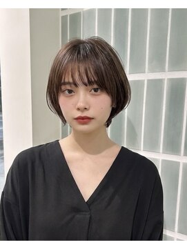 ゴカンムード(Gokan mood) 前髪髪質改善白髪ぼかしインナーカラー縮毛矯正ブリーチ