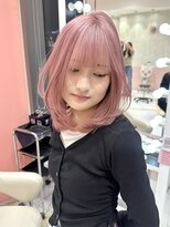 リー 梅田(Lee) Ryosuke/ブリーチ2~3回必須/薄ピンク/ハイトーン/桜/ピンク