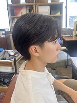 インデペンデンス(independence) フェザーパーマ風メンズカット