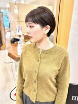 モリオ フロム ロンドン サッポロファクトリー店(morio FROM LONDON) morio/ワイドバングマッシュショート/丸みショート/ショートボブ