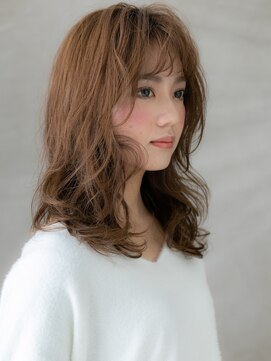 モッズヘア 越谷(mod's hair) スモーキーブラウンウェットヘアフェミニンロングX越谷20代30代
