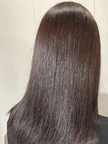 カーフ アオゾラヘアー 光の森2号店(calf AOZORA HAIR) ラベンダーカラー 美髪 サラサラロングヘア スタイルング簡単
