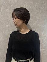 エン(en.)&nbsp;大人ショート  小顔に見せる丸みシルエットとシースルーバング