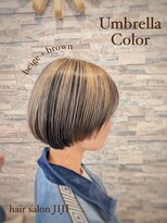 ヘアーサロンジジ(Hair Salon JIJI)&nbsp;丸みショート×umbrella color