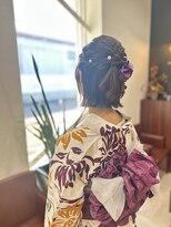 アメイジングヘアー 千歳店(AMAZING HAIR)&nbsp;ボブ浴衣アレンジ