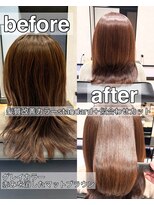 リンクヘアー (Link hair) 白髪染めでも明るく艶やかなマットブラウン