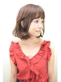 ゆるふわミディーボブ