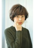 大人可愛い☆ひしがたショートボブ