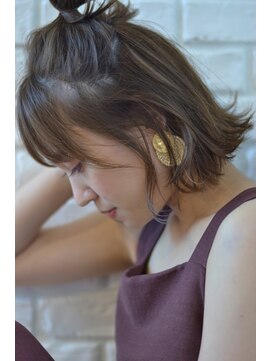 ロッソ(ROSSO) 簡単アレンジでオシャレ見せ☆外はねボブ×ハーフアップ