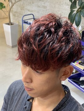 ラ メール ヘア デザイン(La mer HAIR DESIGN) レッドスパイラルマッシュ