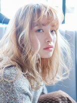 シフォンベージュ_ホワイトアッシュエアリーミディ_28254