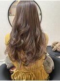 小顔大人可愛いモテ髪薄めロングレイヤー