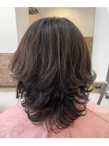 カットハウス はさみの部屋&nbsp;ウルフレイヤー/ゆる巻き/ラフウェーブ/流しバング