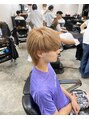 ボルド(MEN'S HAIR SALON BORDO)&nbsp;マッシュウルフ×ミルクティーベージュ