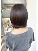 外ハネボブ　アッシュブラウン
