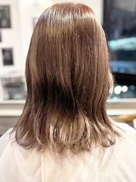 ヴァンクラウドコウベ(VENT CLOUD KOBE) 20代30代40代大人可愛い髪質改善カラーアッシュベージュ肩ライン