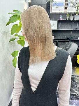 チュダック(ChuDuck) 韓国風《ミルクティー》ハイトーン/ケアブリーチ/ダブルカラー